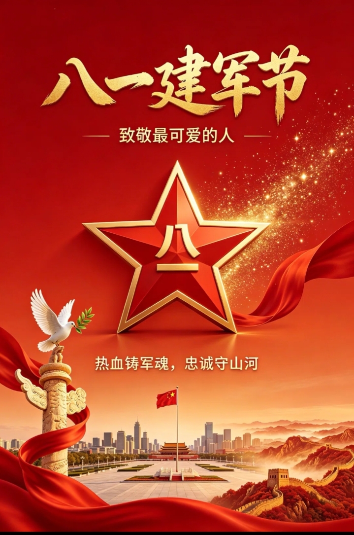 八一建军，红旗升起-方块社区